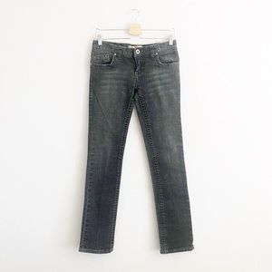 Roxy Faded Black Low-rise Skinny Jeans